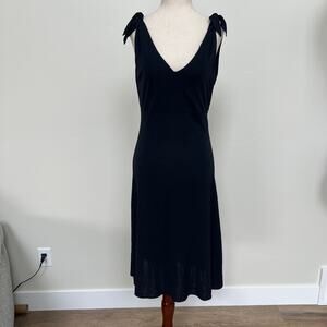 PAULE KA Women's V-Neck Mini Dress Size 42 In Black